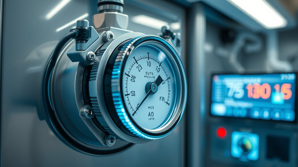 Close-up pressure switch new design for home furnace inspection